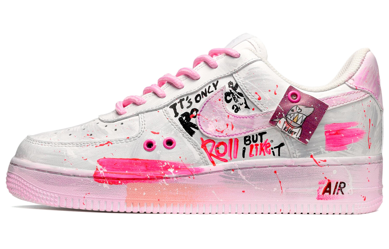 

Кроссовки Nike Air Force 1 Low, белый/розовый