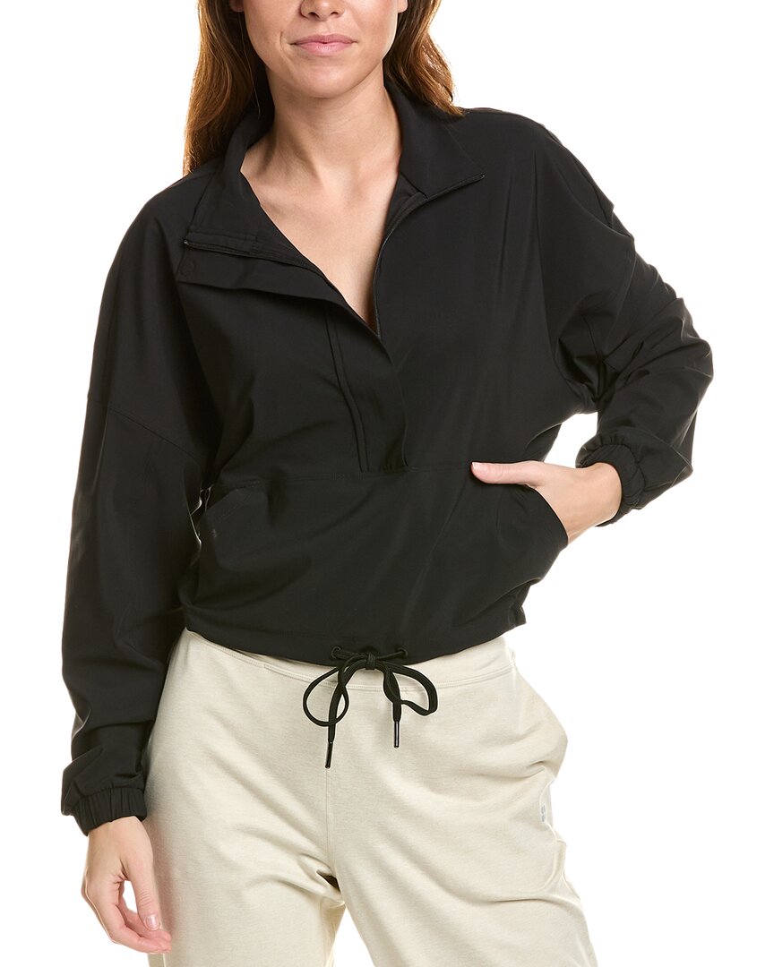

Топ среднего слоя Sweaty Betty Explorer с молнией 1/2, черный