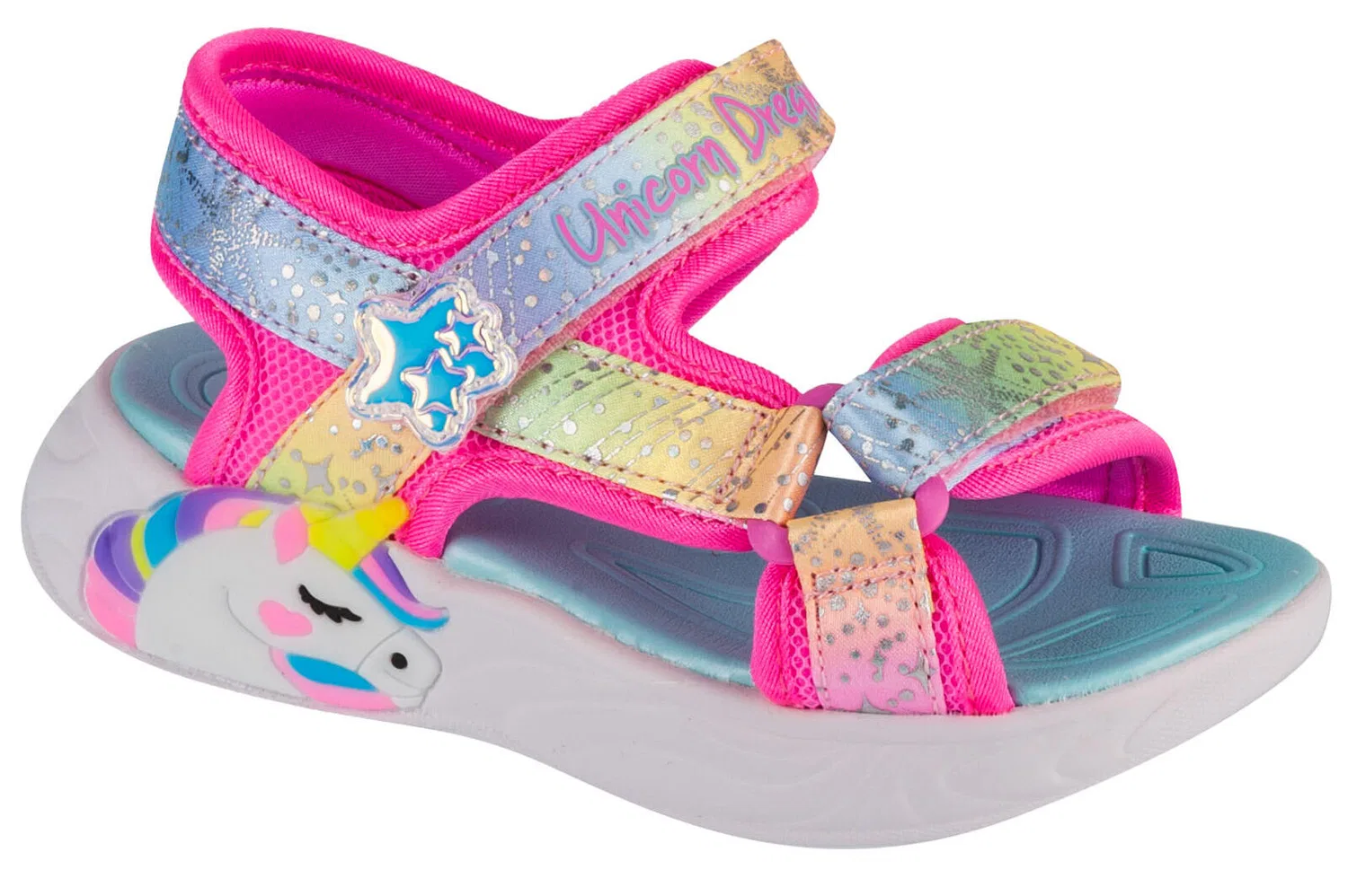 Детские сандалии для девочек Unicorn Dreams Majestic Bliss Skechers, Rosa