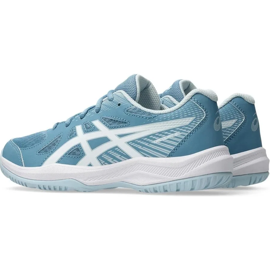 Детские спортивные кроссовки с шнуровкой Asics Upcourt 6 Gs, Синий — фото 3