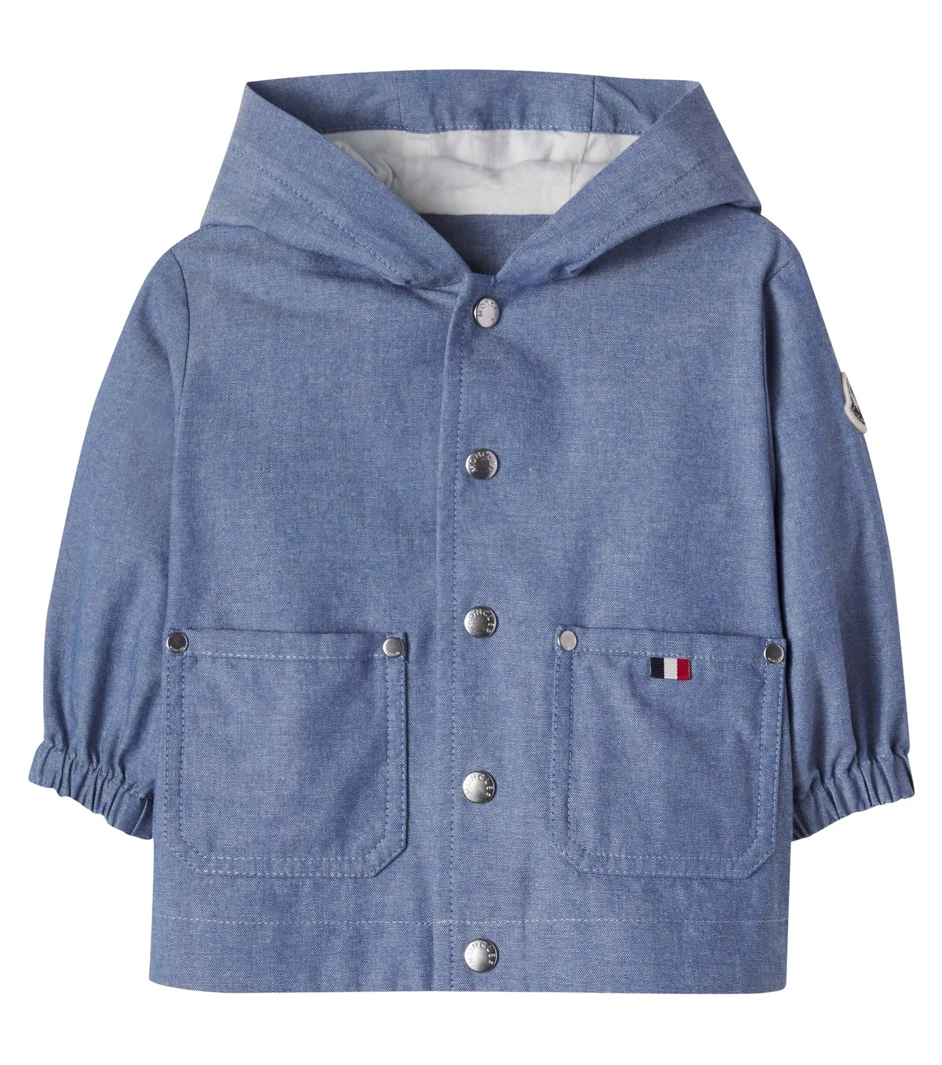 Легкая куртка хлопковая Moncler Enfant, синий
