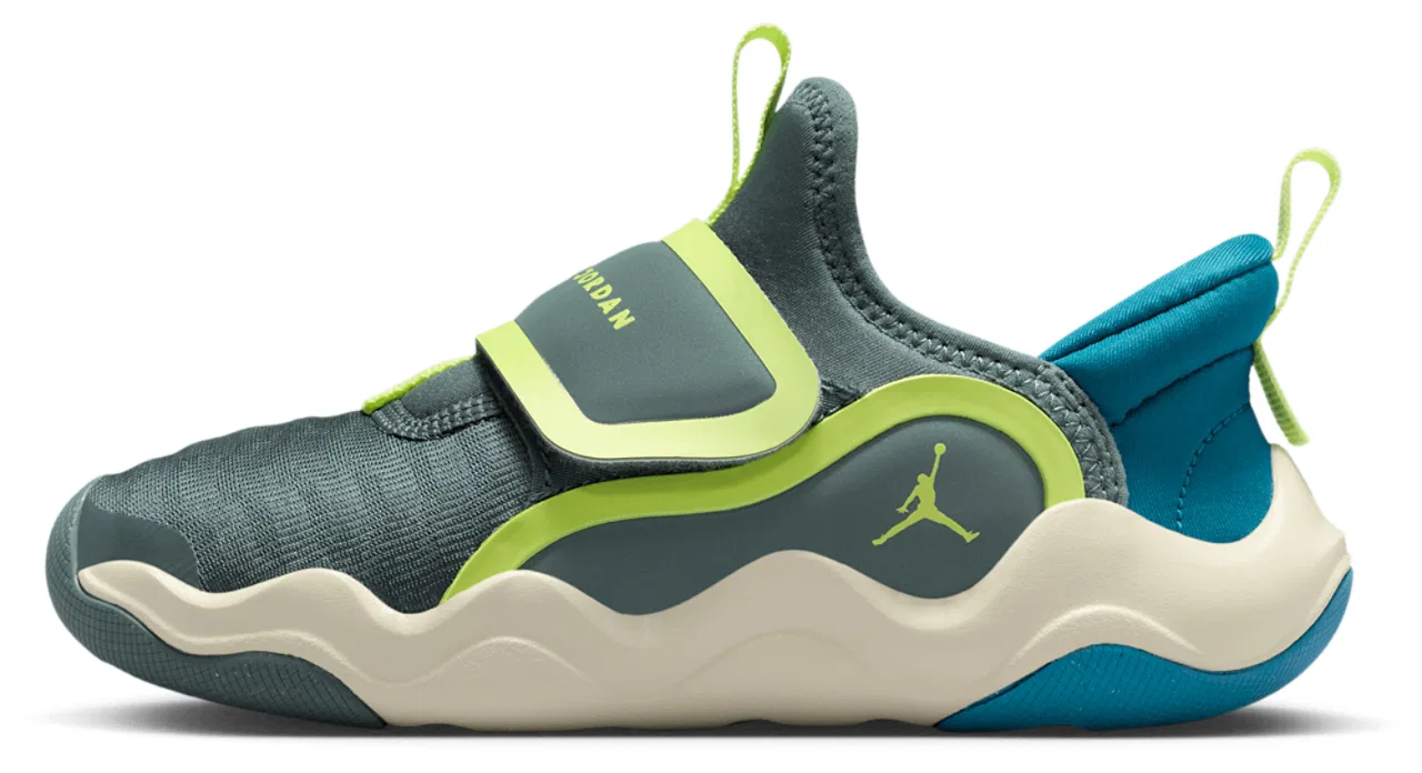 Кроссовки для мальчиков Jordan 23/7.2 Easyon, цвет Hasta/Green Abyss/Lt Lemon Twist — фото 2