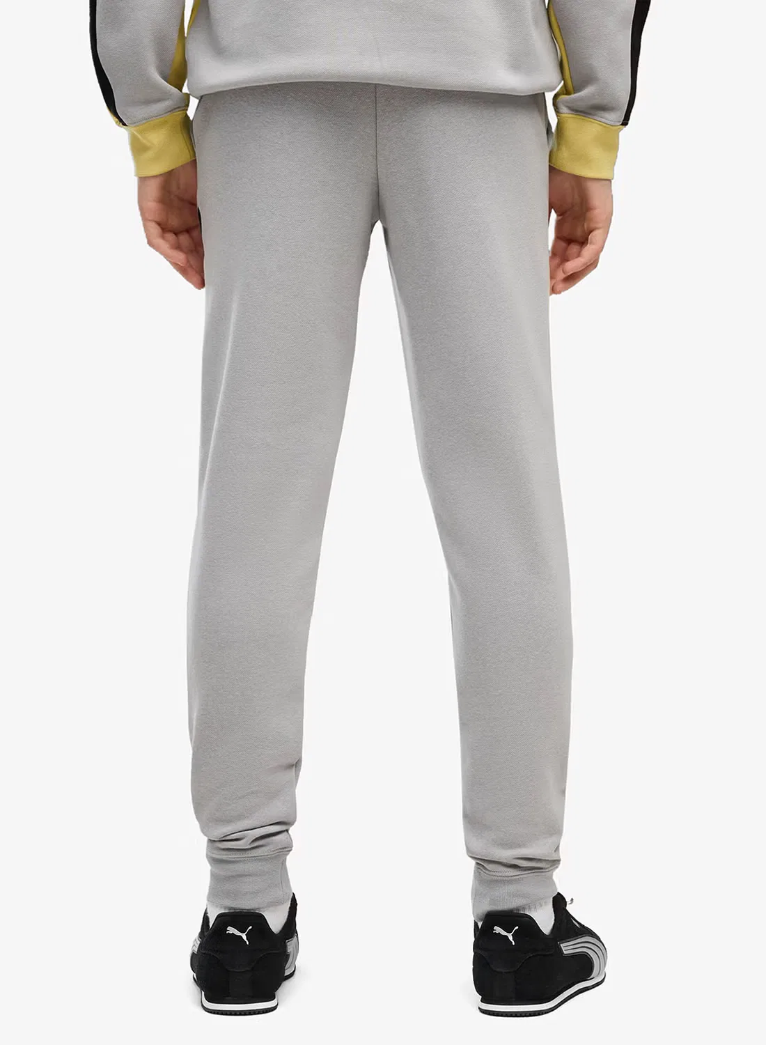 Штаны с цветными блоками Youth Essential Puma, серый — фото 2