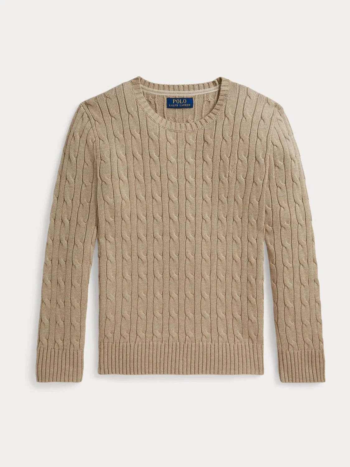 Джемпер с кабельным вязанием Polo Ralph Lauren, Natural