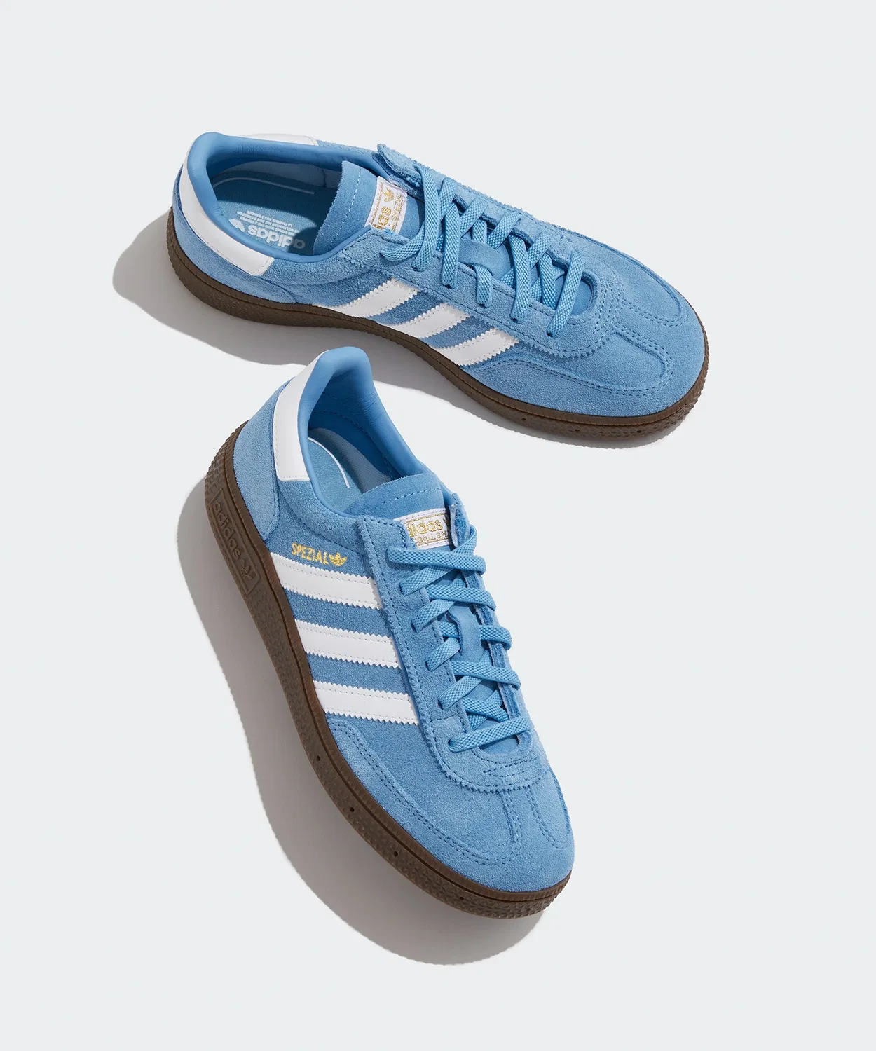 Детские кроссовки с эластичными шнурками и липучкой Handball Spezial Comfort Closure Elastic Lace Kids Adidas, Blue