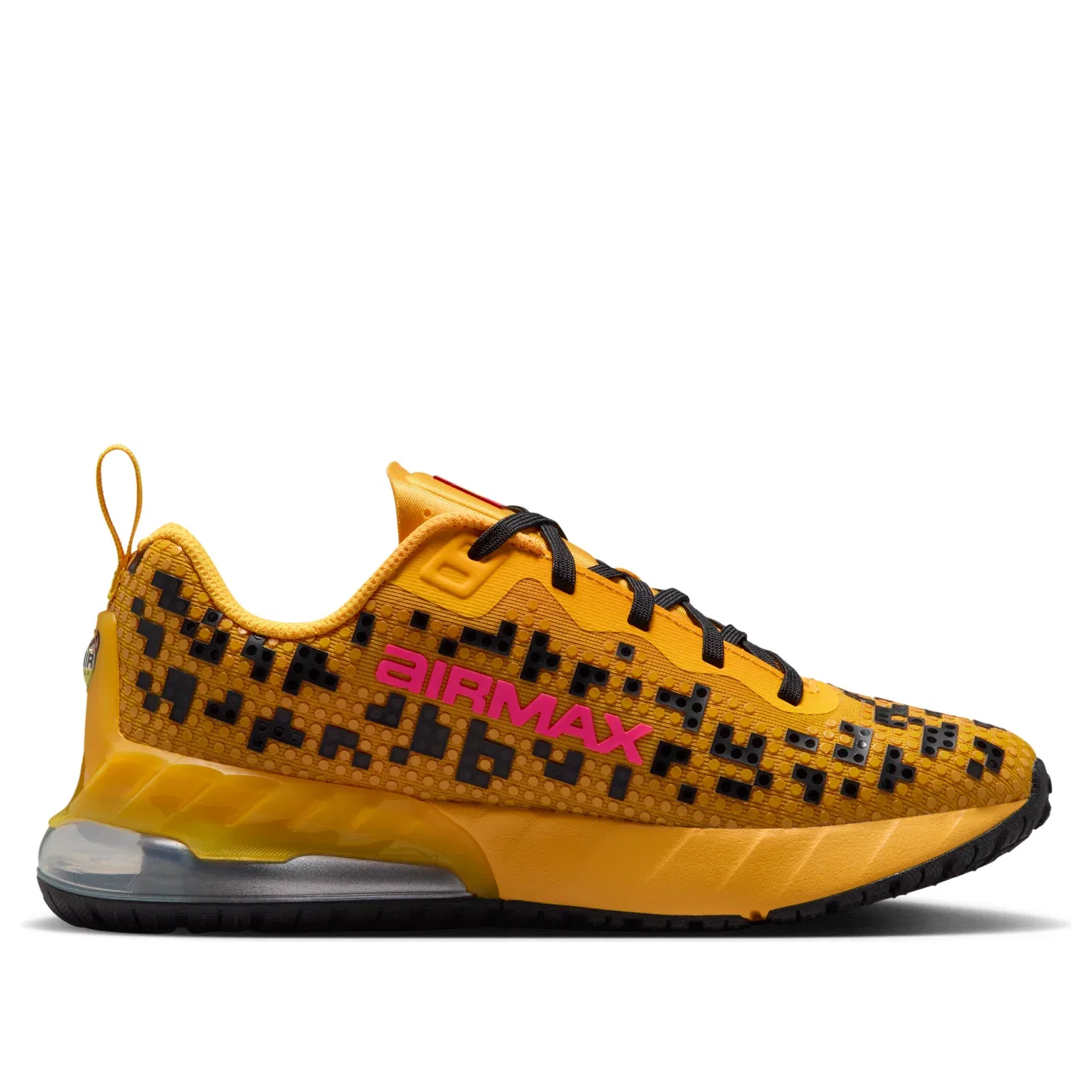 Детские кроссовки Nike x LEGO Air Max Phoenix University Gold Black, золотистый — фото 2
