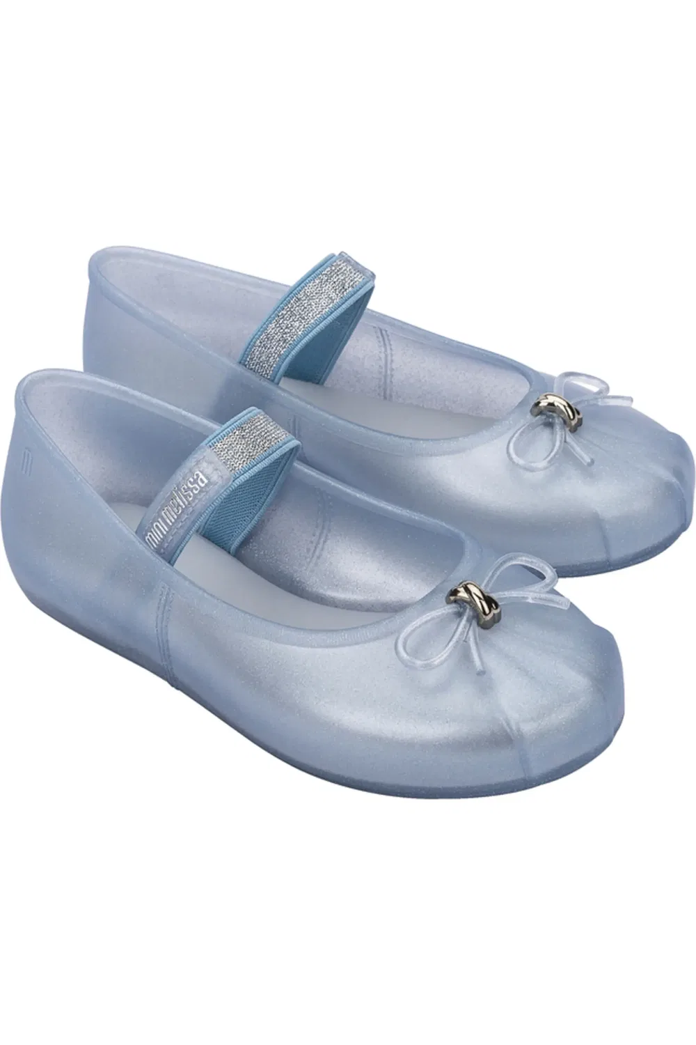 Детские туфли Мэри Джейн с бантом Sophie Mini Melissa, Pearly Blue