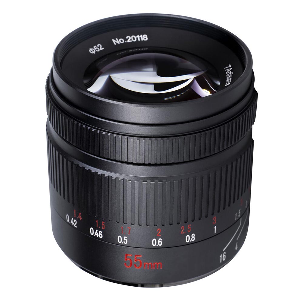 

Объектив 7Artisans 55mm f/1.4 Mark II, Micro 4/3 Mount, черный