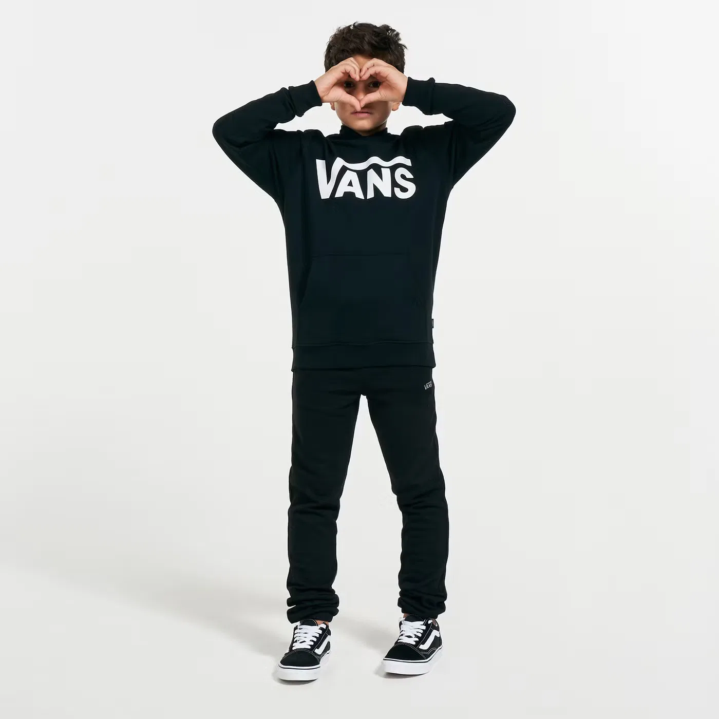 Штаны из флиса с эластичным поясом, Vans, черный — фото 3