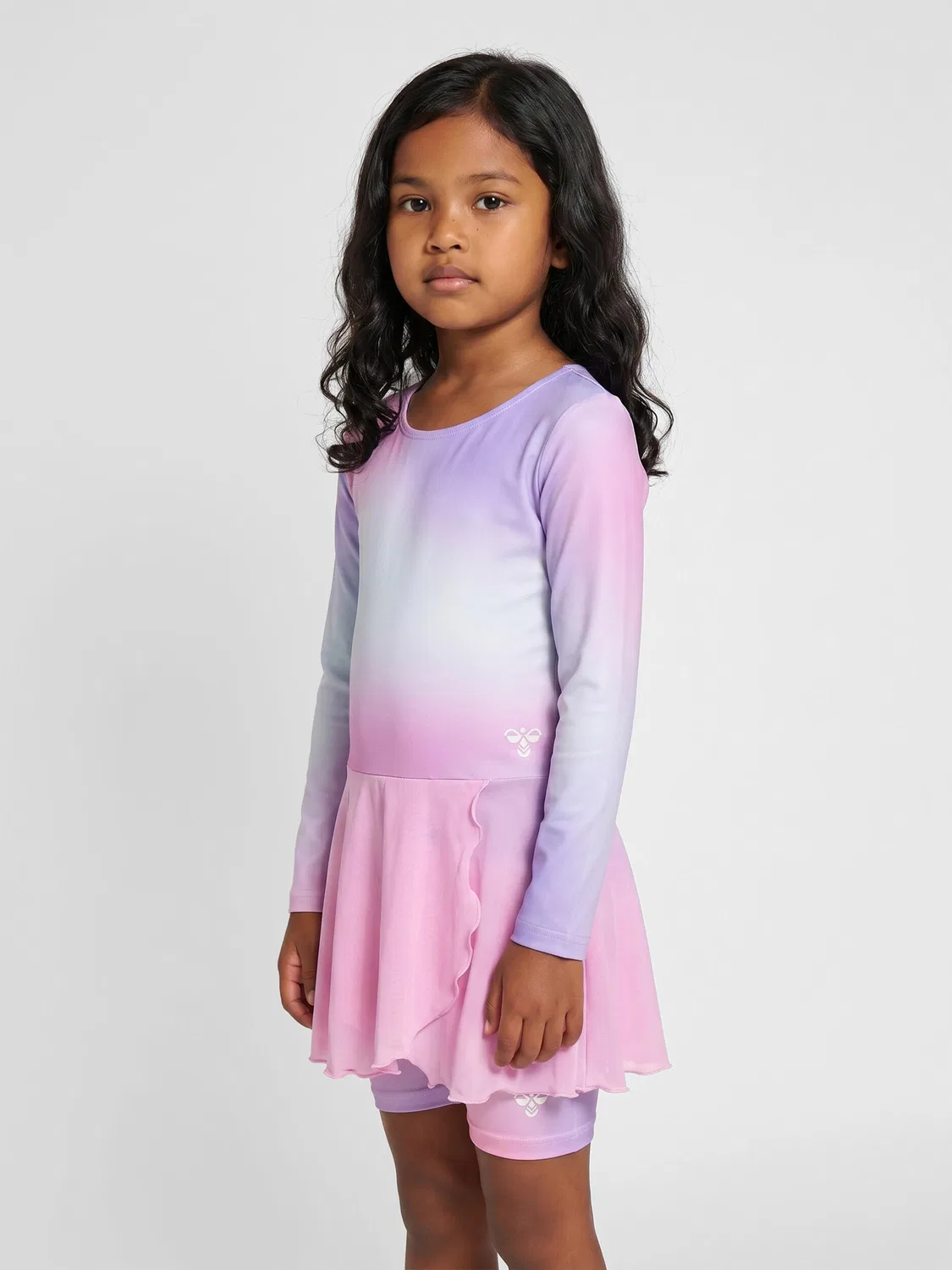 Детское платье с длинным рукавом Hmljr Gradient Hummel, Helllila