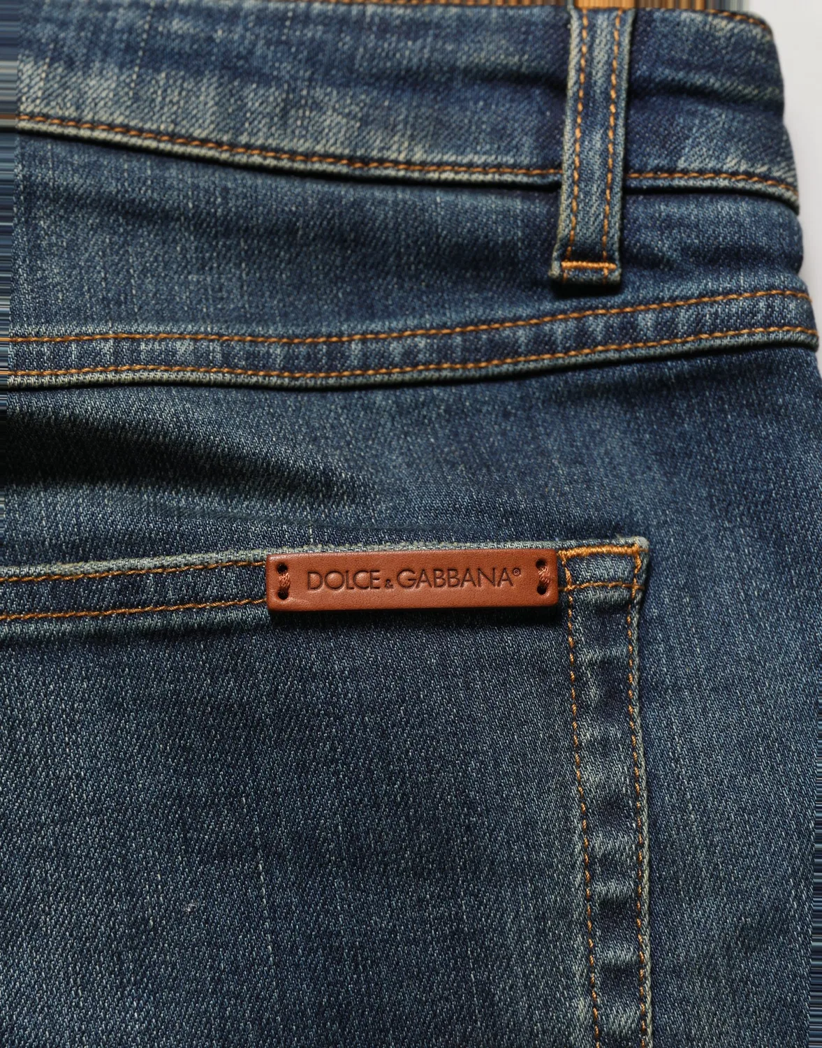 Женские джинсы скинни с потертостями Blue Dolce & Gabbana, Blue