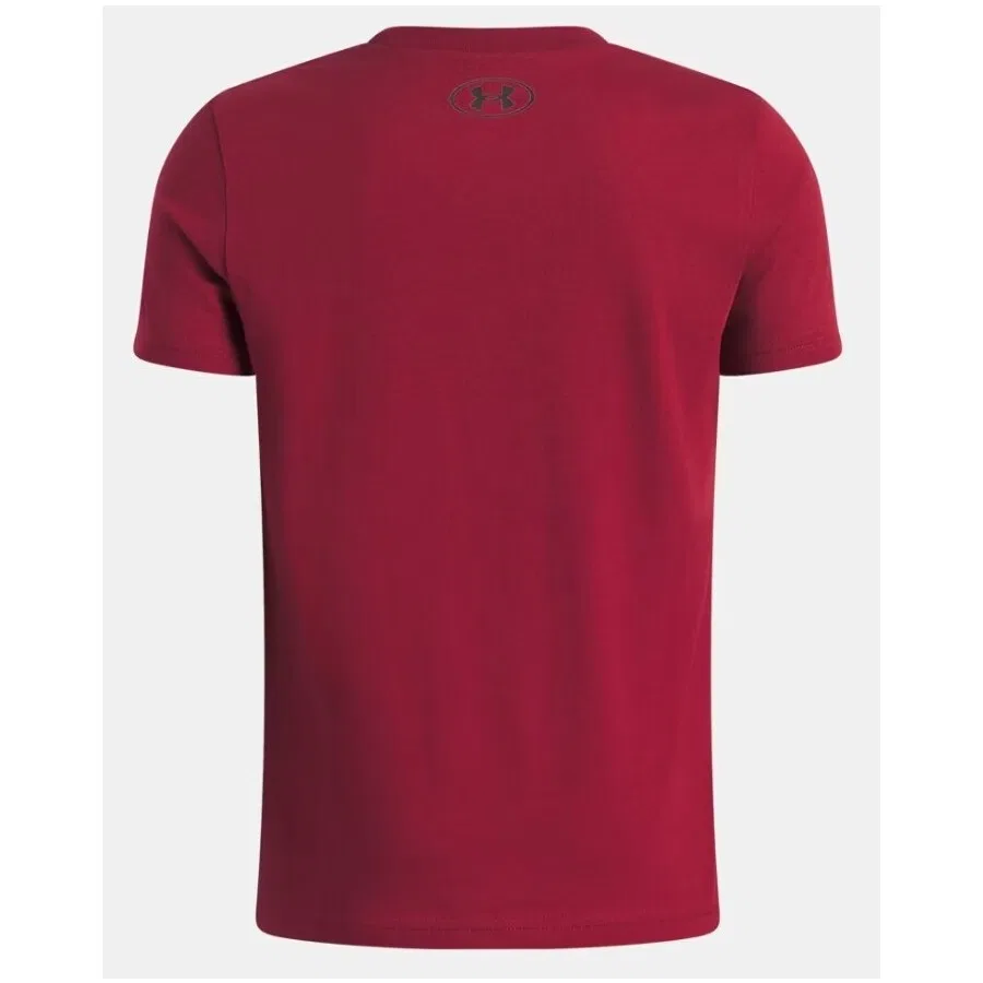 Футболка с коротким рукавом Under Armour UA Gl Foundation Ss, Бордовый — фото 2