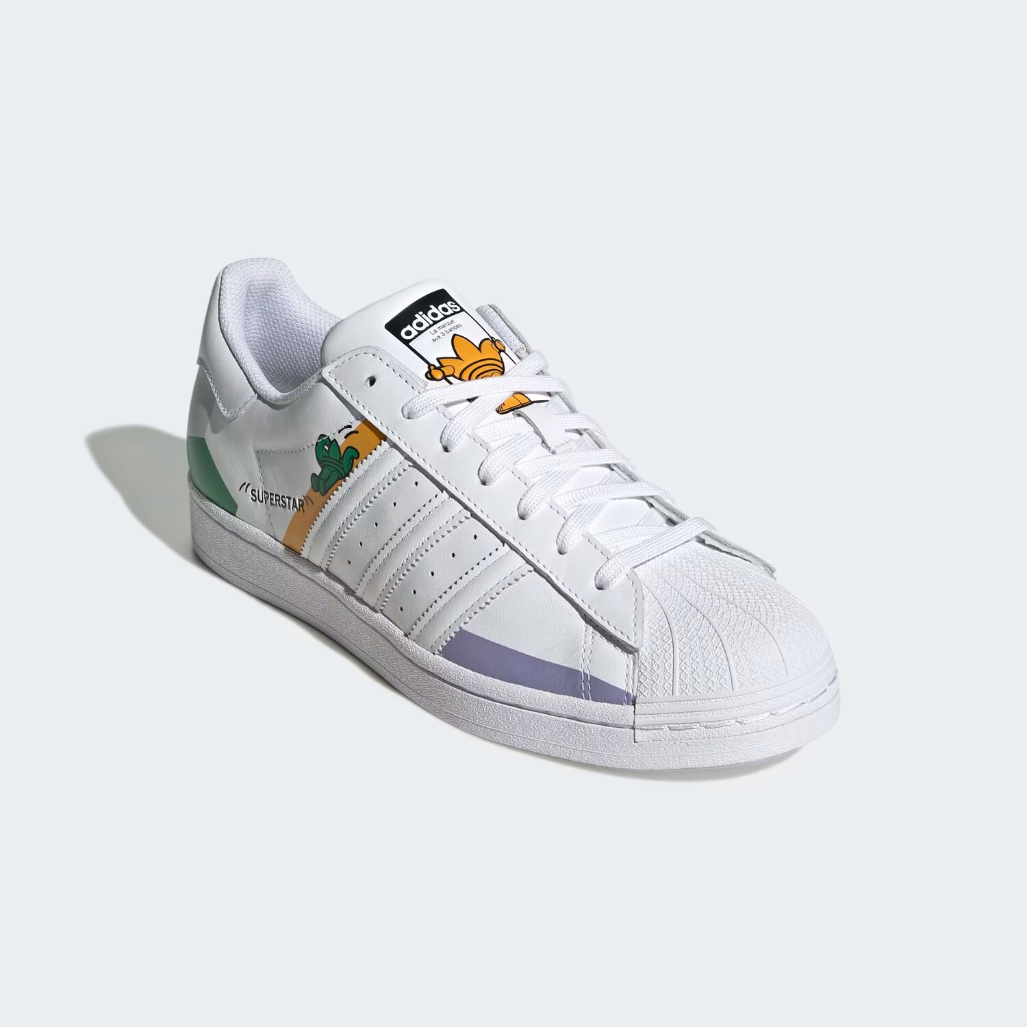 Кроссовки для скейтбординга Adidas Originals Superstar унисекс, белый — фото 4
