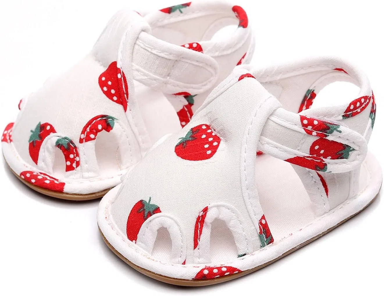 Детские кроссовки для мальчиков с мягкой подошвой Fruit White, Red — фото 3