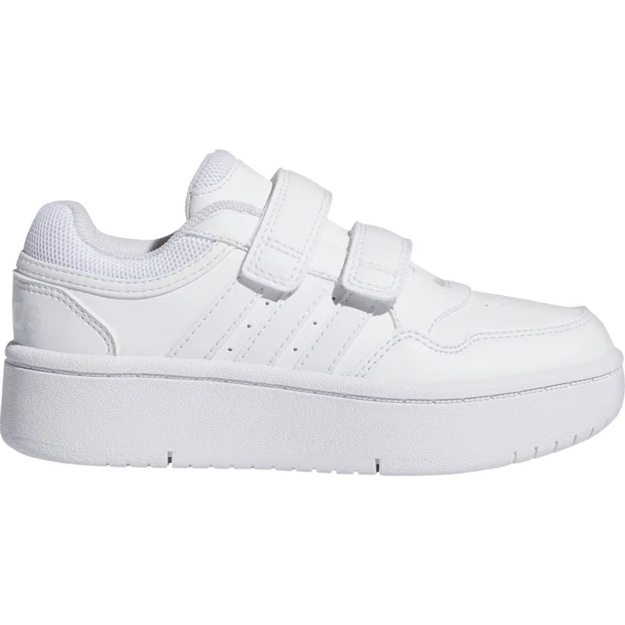Детские спортивные кроссовки с платформой Hoops 3.0 Bold adidas, Белый — фото 2