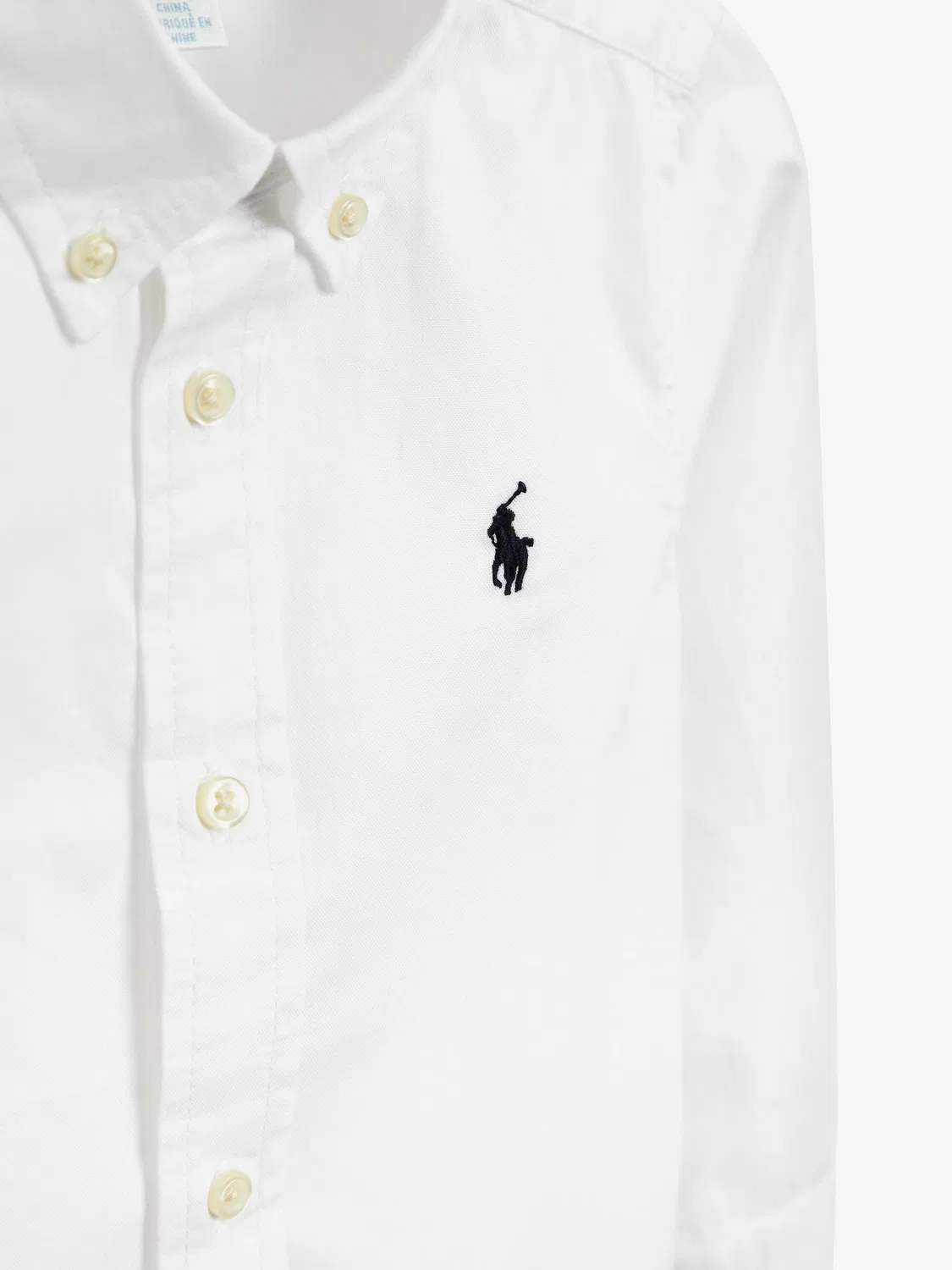 Рубашка оксфорд классическая Polo Ralph Lauren, белый — фото 3