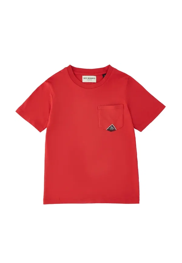Футболка хлопковая Basic t-shirt Roy Rogers, Rosso, красный
