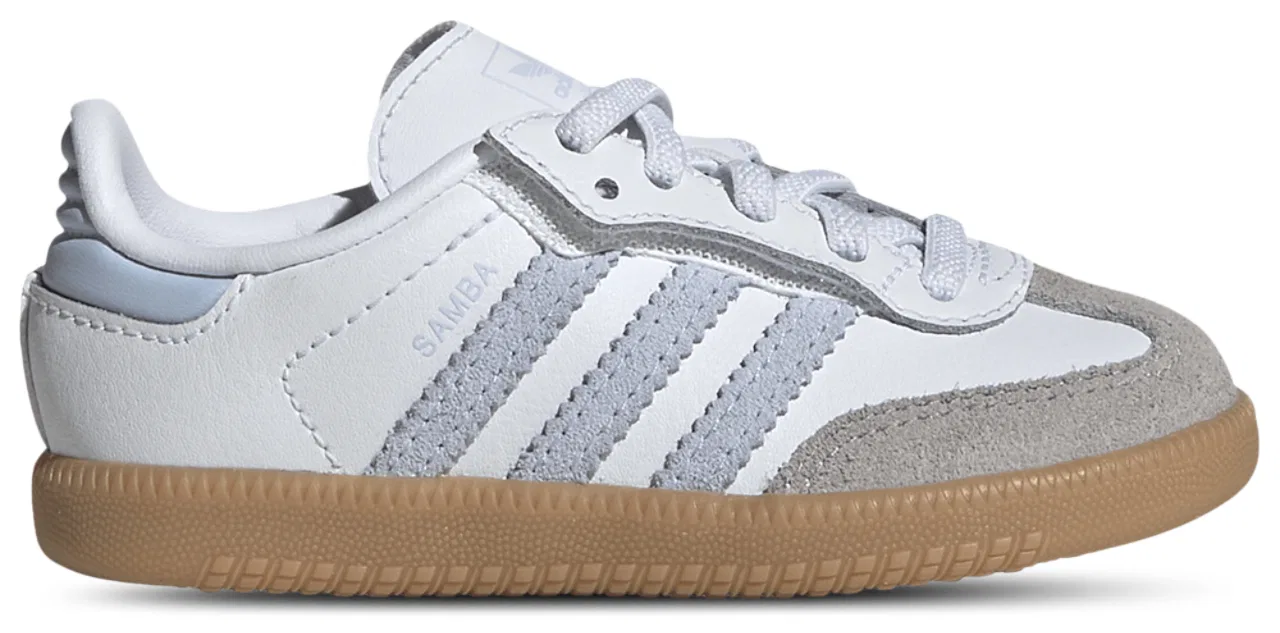 Кроссовки для мальчиков Samba Adidas, цвет White/Blue