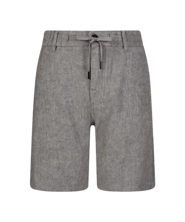 Шорты tapered fit из льна, 50536863 Boss