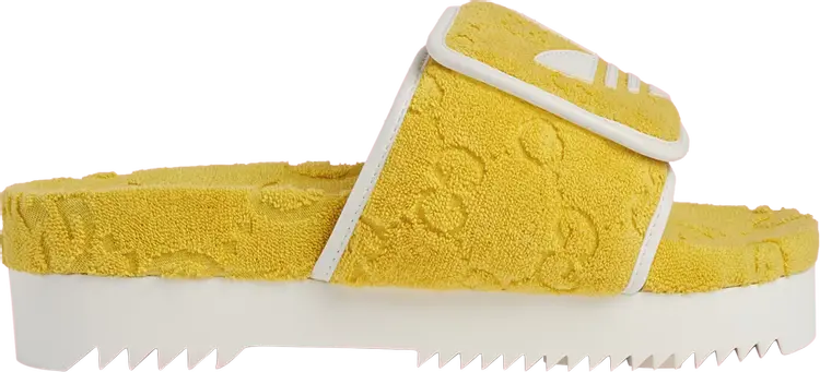 Сандалии Adidas Adidas x Gucci Wmns GG Platform Sandal 'Yellow Cotton Sponge', желтый
