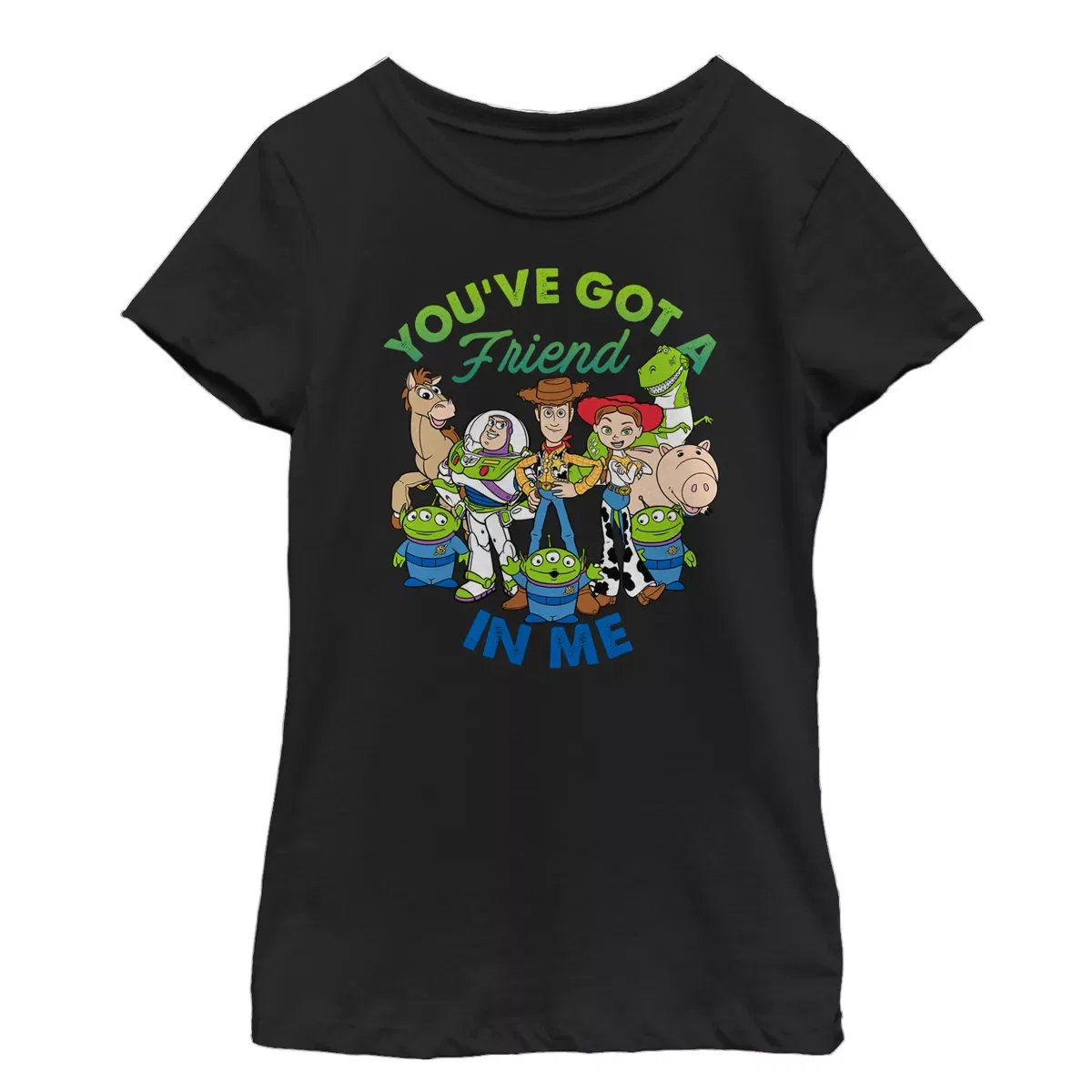 Детская футболка с принтом Friend in Me Toy Story, Черный