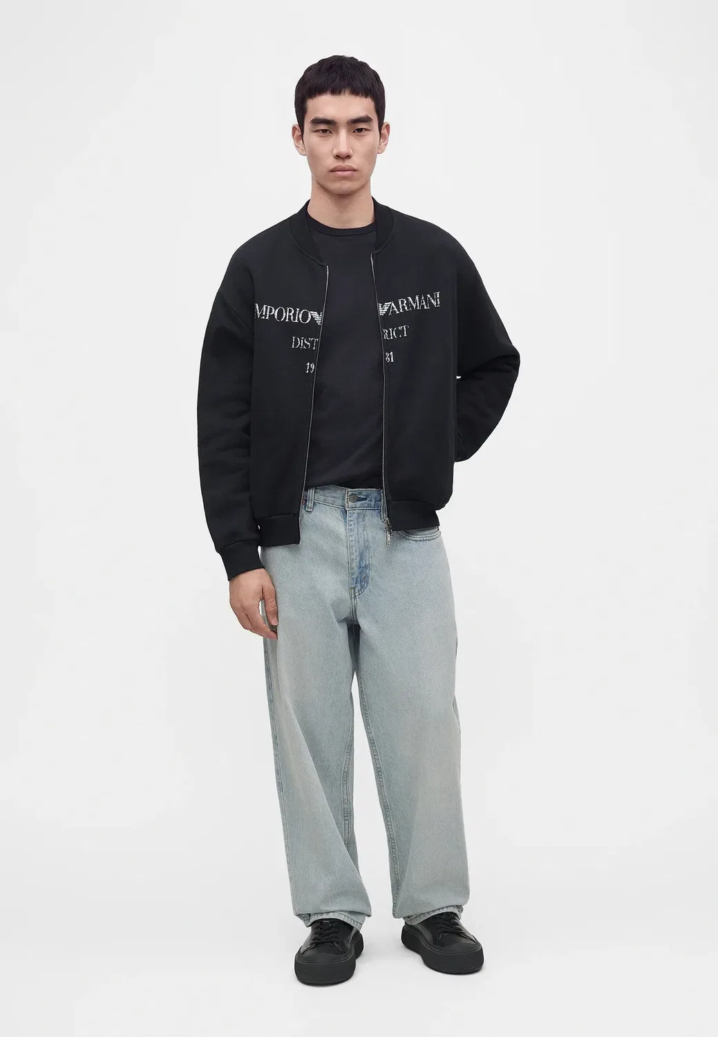 Толстовка на молнии Emporio Armani, Dark Navy — фото 2