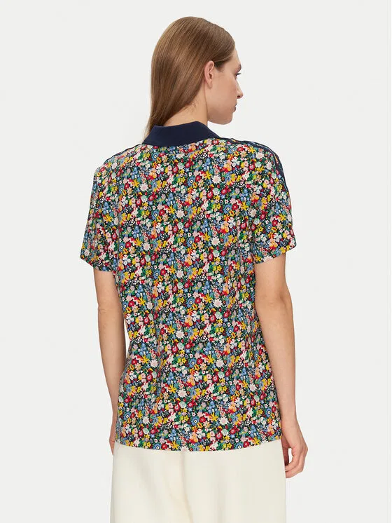 Поло loose fit Liberty London Football Adidas, мультиколор — фото 3