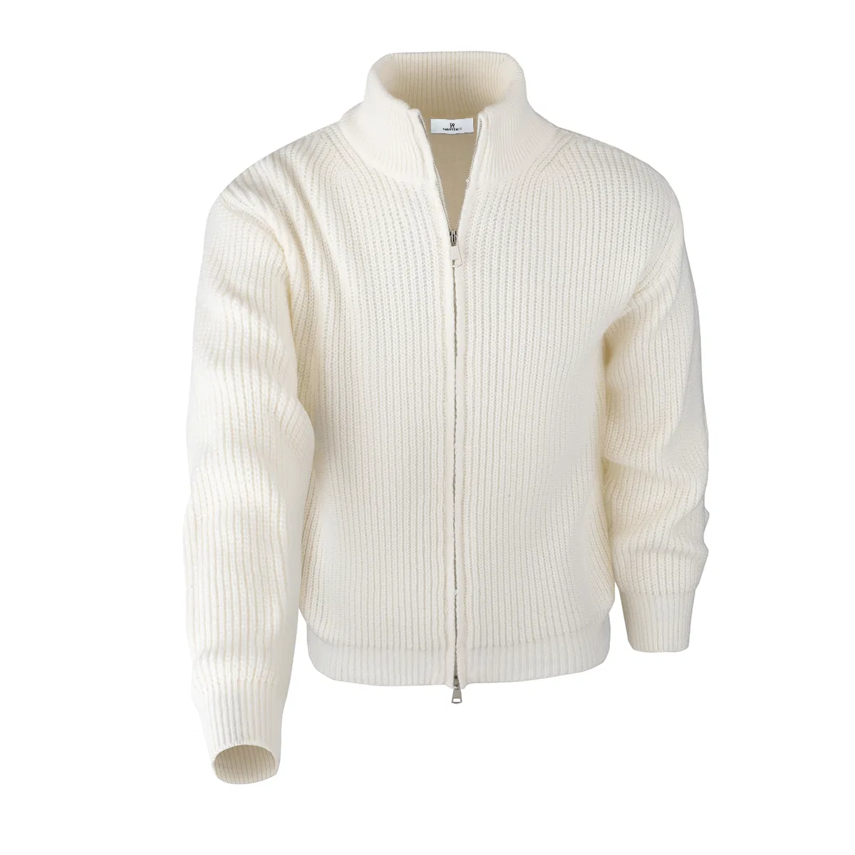 Детский кардиган с воротником-стойкой Unisex Stand Collar Moderate PAL ONGACO, White