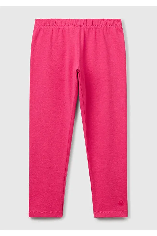 Детские леггинсы для девочек с принтом United Colors Of Benetton, Pink