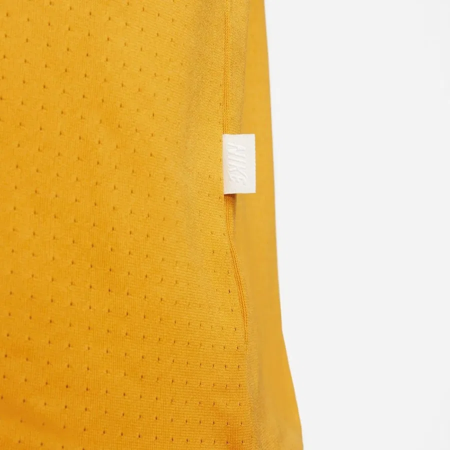Футболка спортивная двусторонняя с коротким рукавом свободного кроя Reversible Short-Sleeve Nike, Оранжево-серый — фото 4