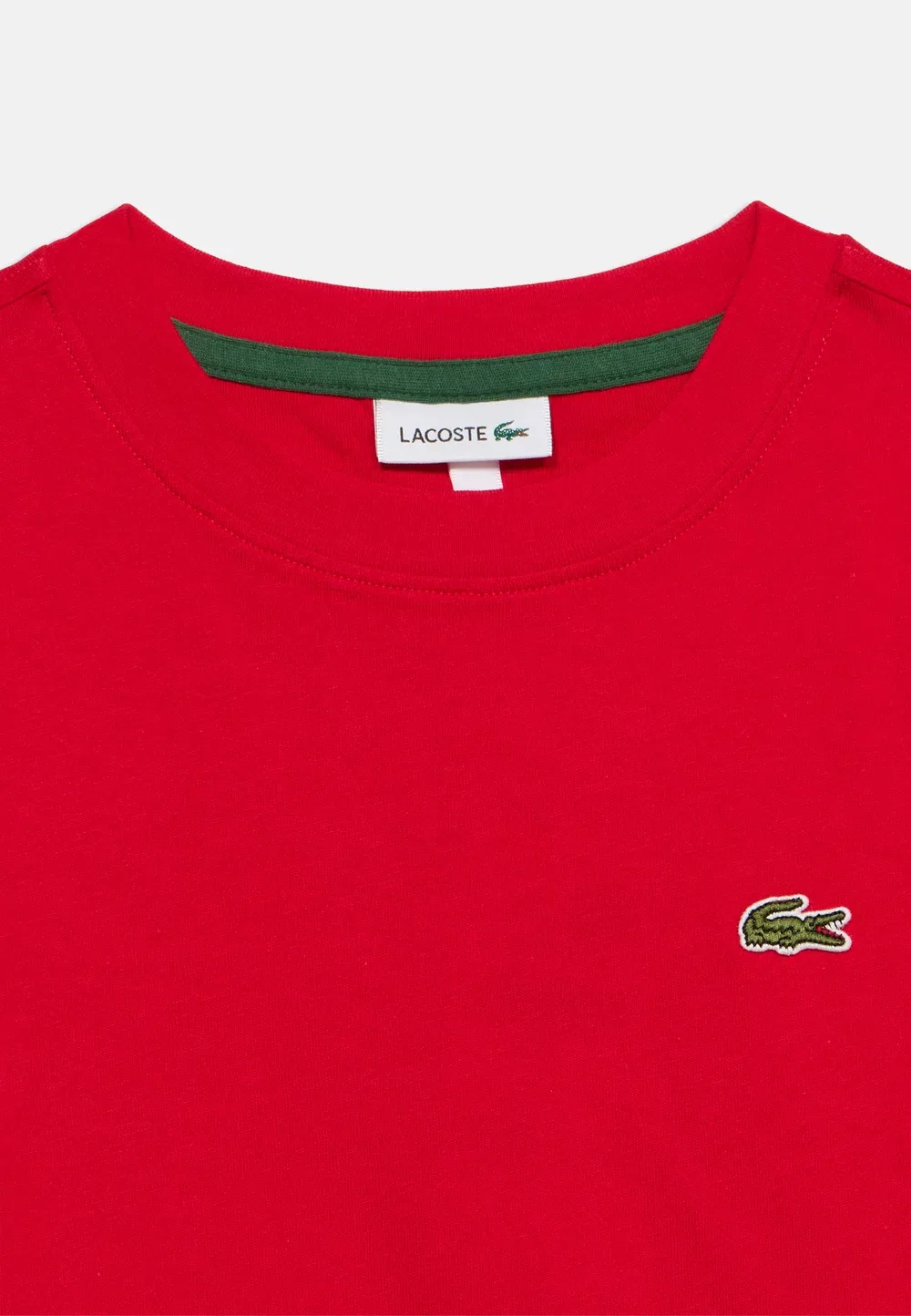 Базовая футболка унисекс - базовая футболка Lacoste, Rouge — фото 3