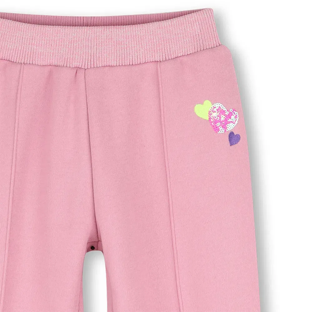 Детские спортивные штаны для девочек с флисовой подкладкой Billieblush, Pink — фото 3