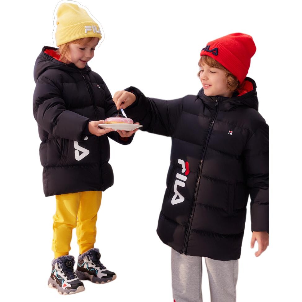 Детские пуховики/жилеты Fila Kids, синий — фото 3