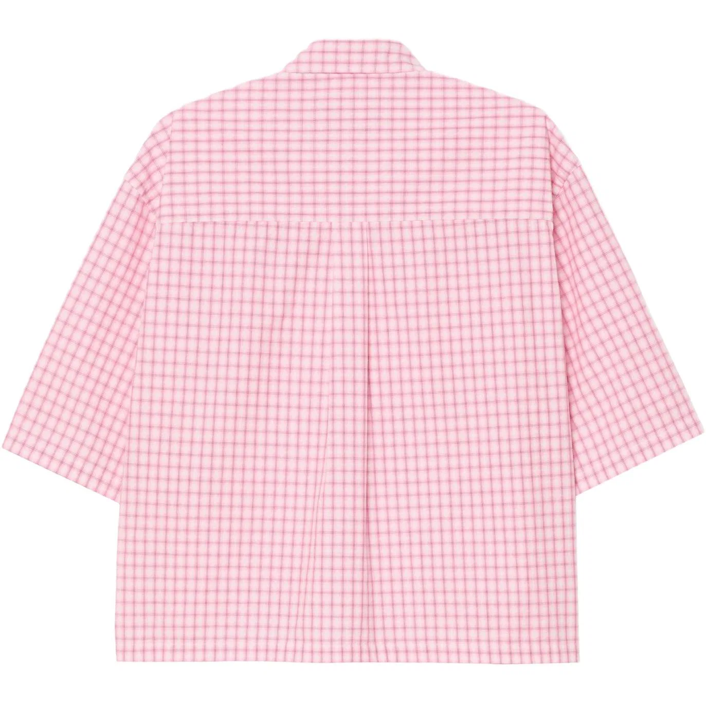 Мужская рубашка с лацканами Pink/White ZARA, Pink/White — фото 3