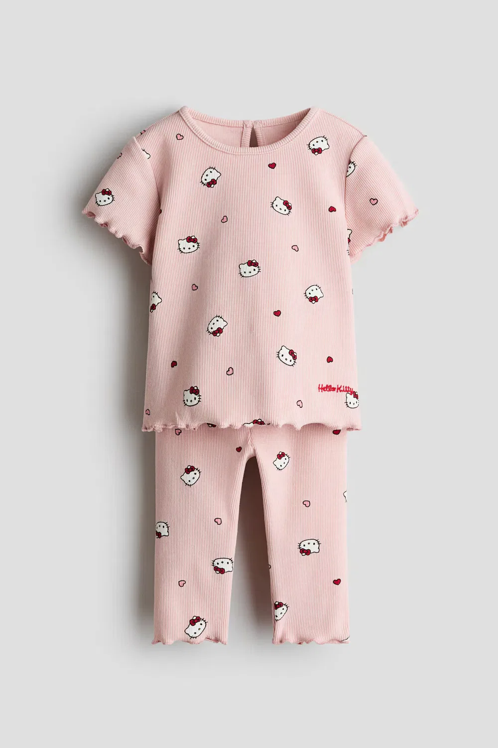 Хлопковый комплект из 2 предметов с принтом H&M, Helles Mattrosa/Hello Kitty