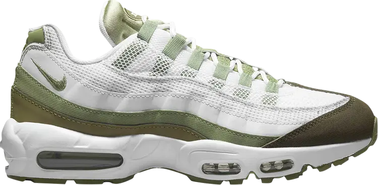 

Кроссовки Nike Air Max 95 'White Oil Green', белый, Белый;серый, Кроссовки Nike Air Max 95 'White Oil Green', белый