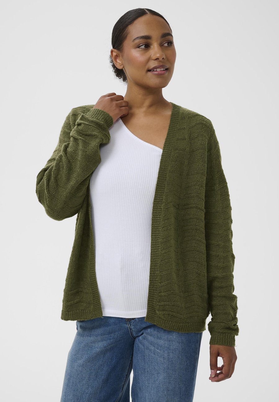 

Кардиган Kaffe KAEMRIA SHORT CARDIGAN, Ivy Green/Green