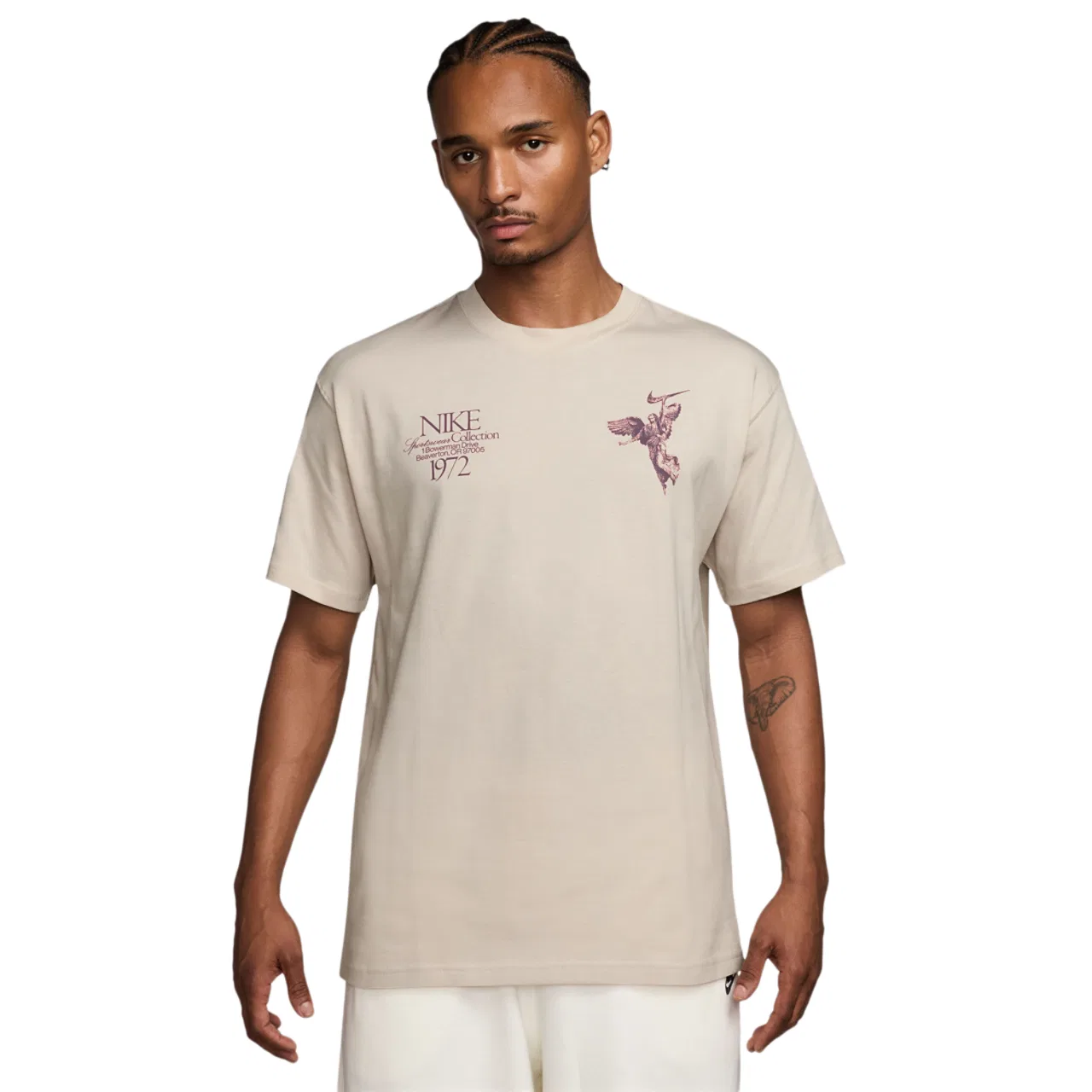 Футболка мужская Max90 Wings Victory Nike, цвет Tan/Maroon