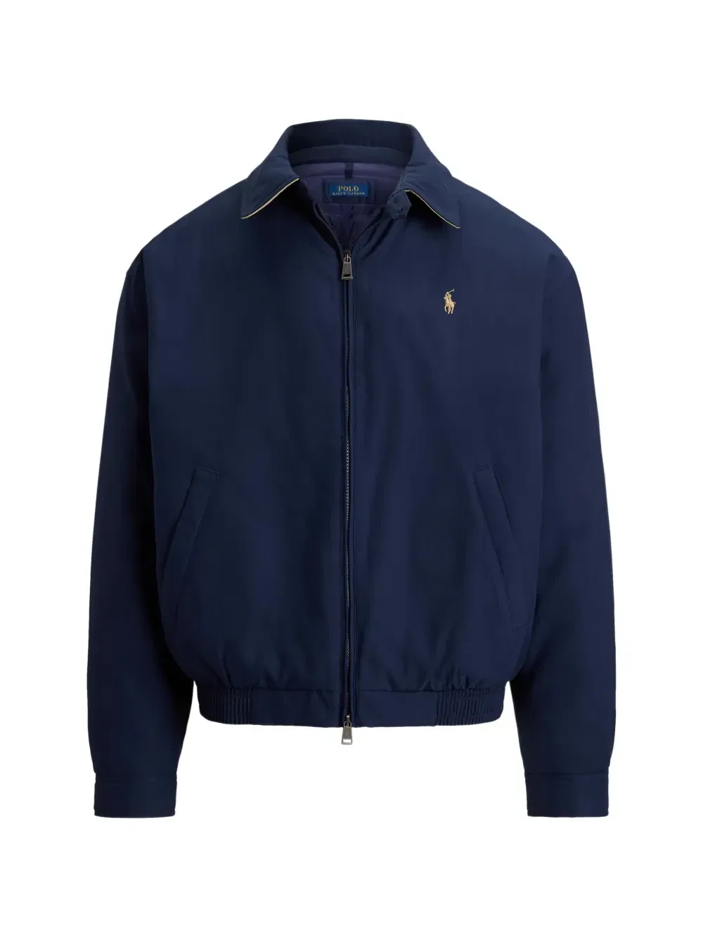 Куртка-рубашка с вышитым логотипом Polo Ralph Lauren, синий