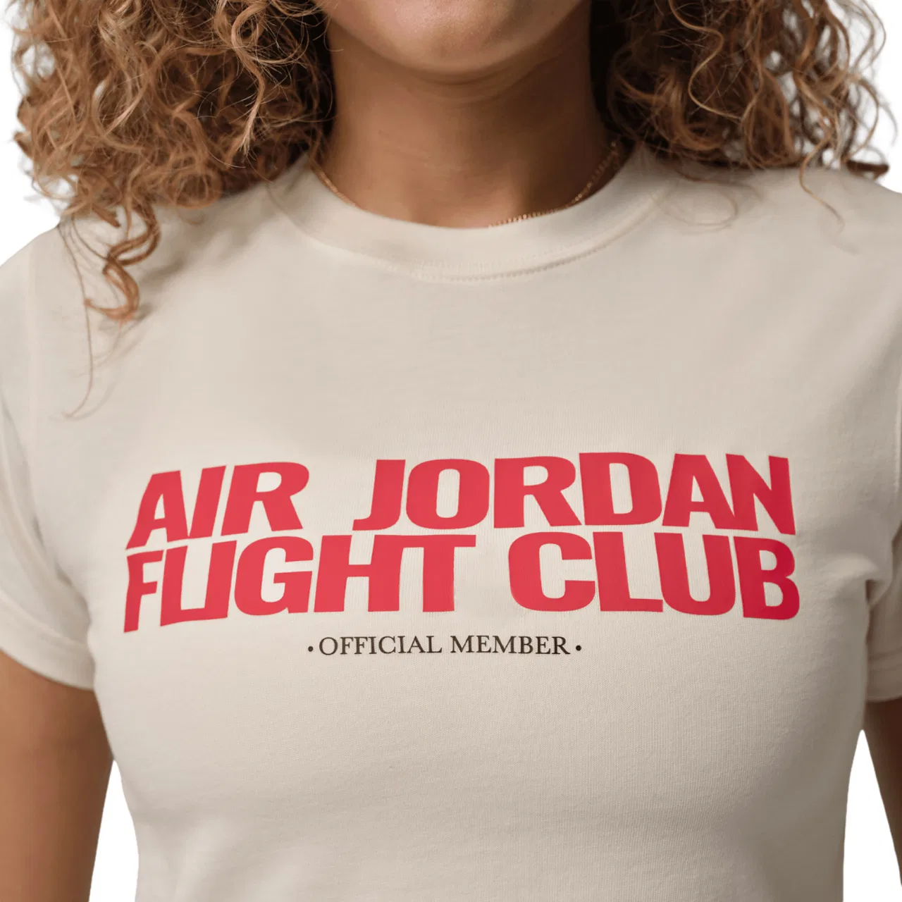 Футболка женская Graphic T-Shirt Jordan, цвет Pale Ivory/Pale Ivory — фото 4