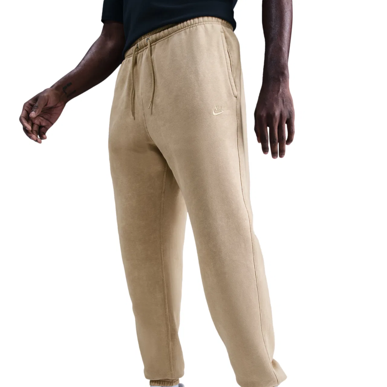 Мужские брюки CWash Club Basketball Cuff Nike, бежевый