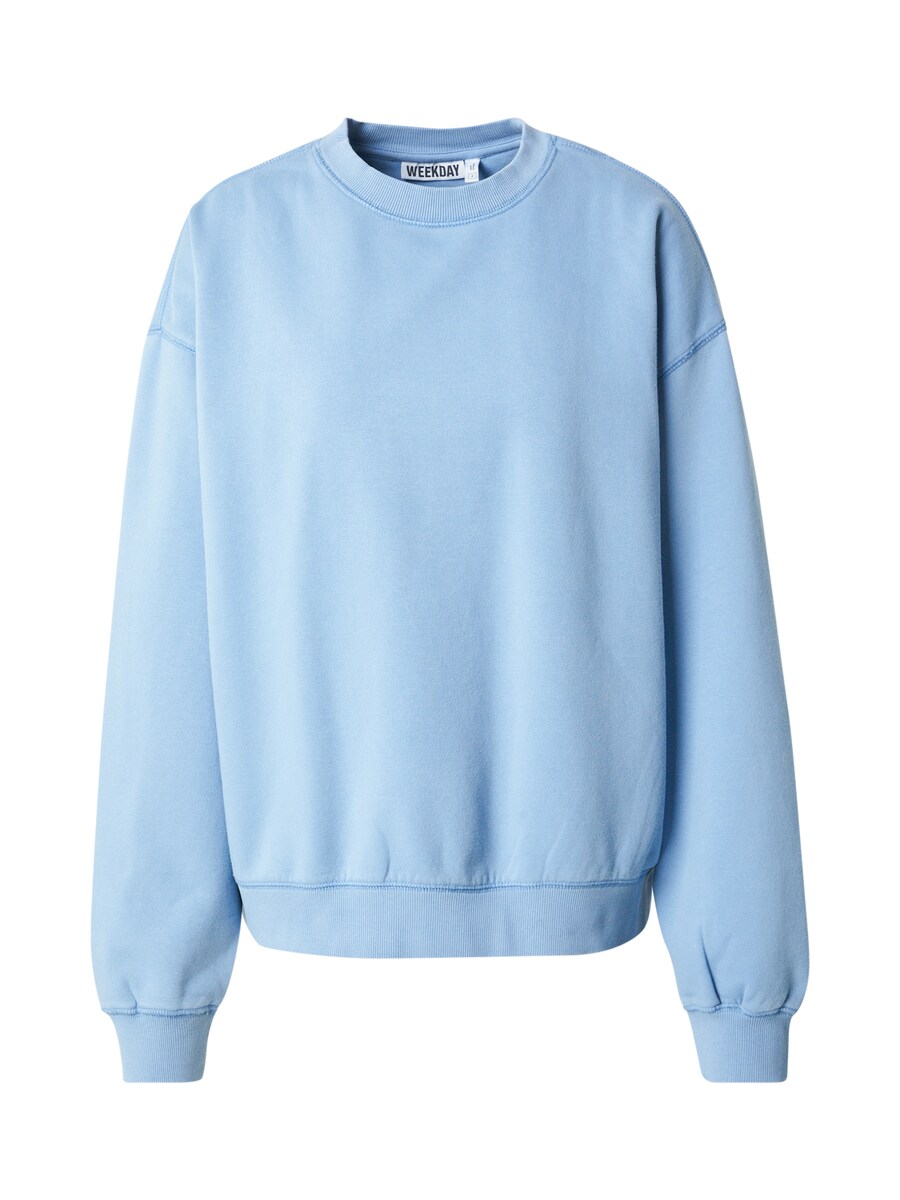 

Свитер WEEKDAY Sweatshirt Essence Standard, небесно-синий