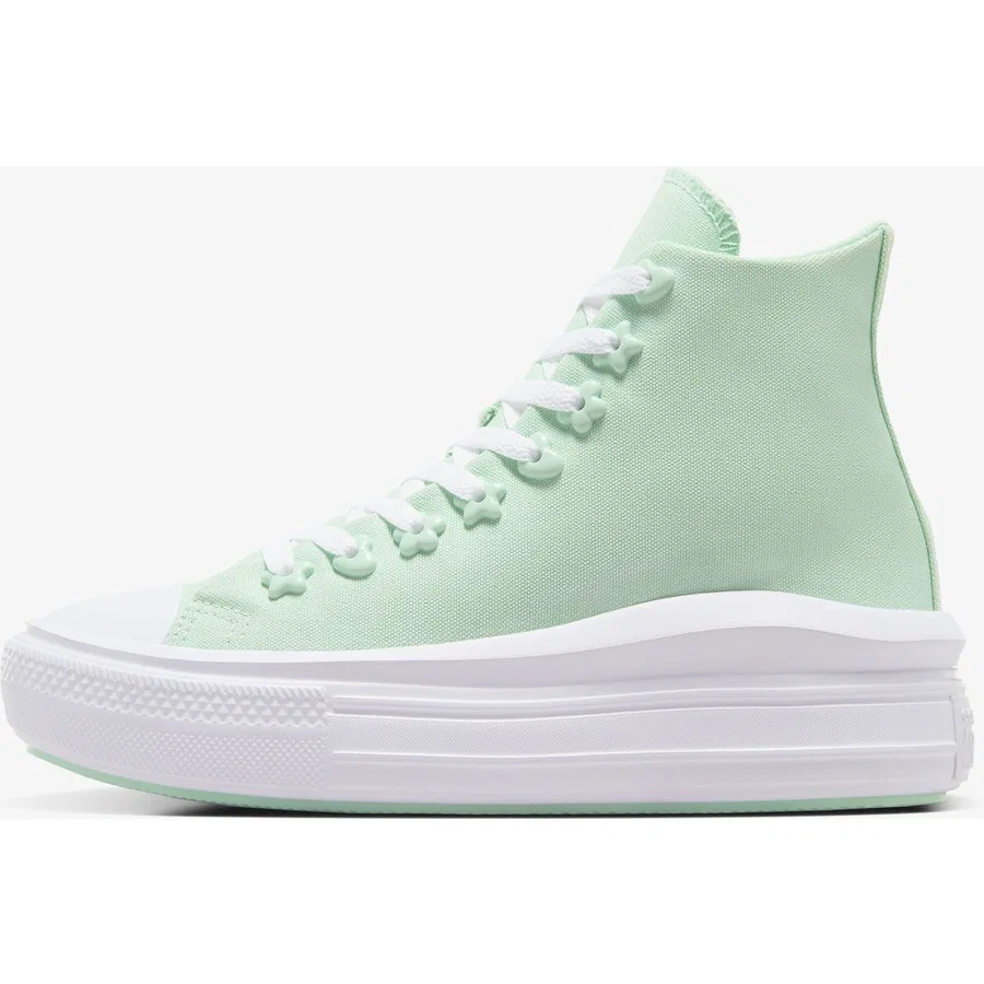 Кроссовки повседневные с платформой Converse CHUCK TAYLOR ALL STAR MOTION PLATFORM STARS, Зеленый — фото 3