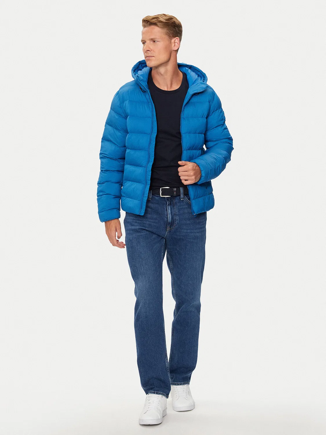 Мужская зимняя куртка стандартного кроя Tommy Hilfiger, синий — фото 2