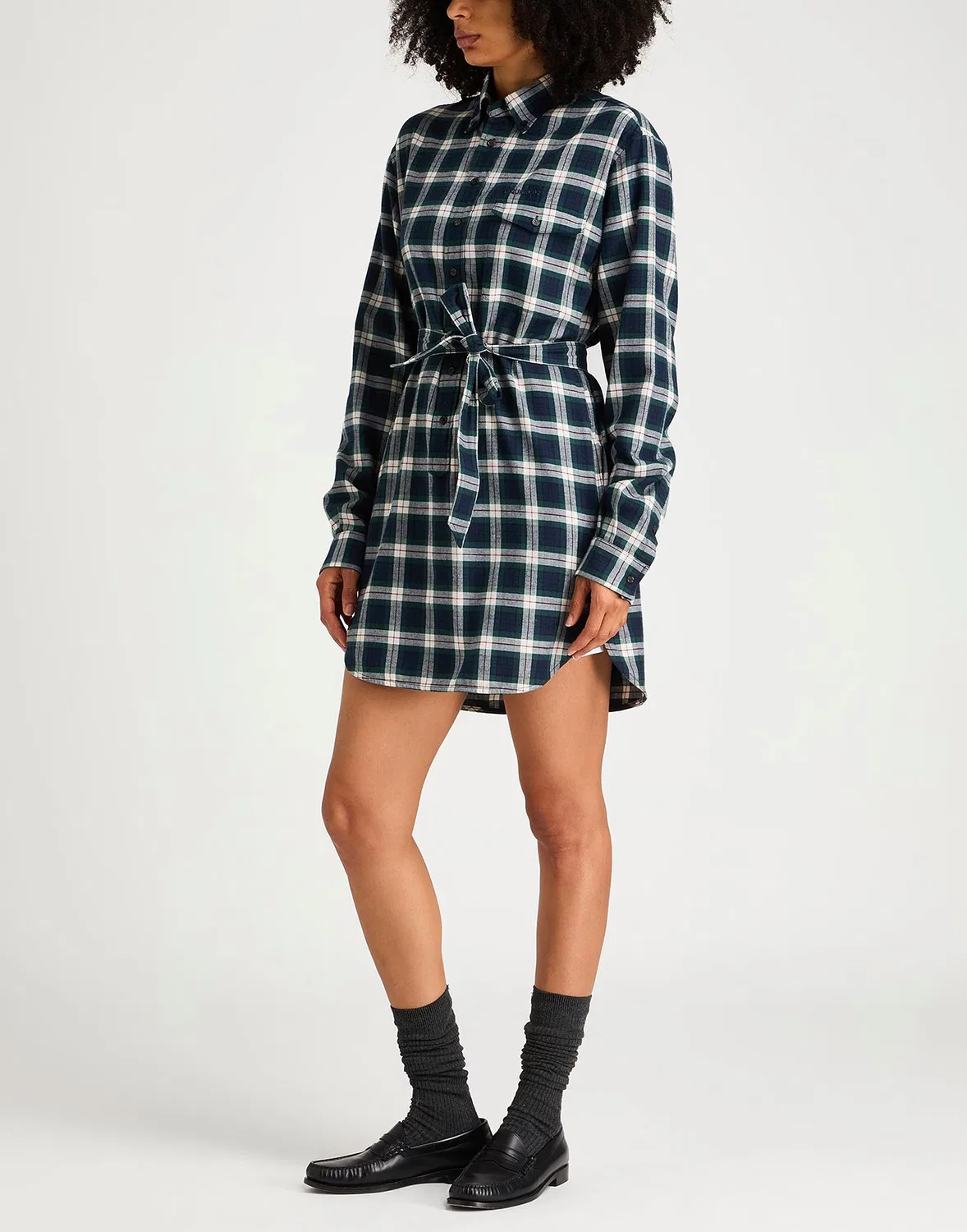 Женское платье с принтом Dsquared2, темно-зеленый — фото 2
