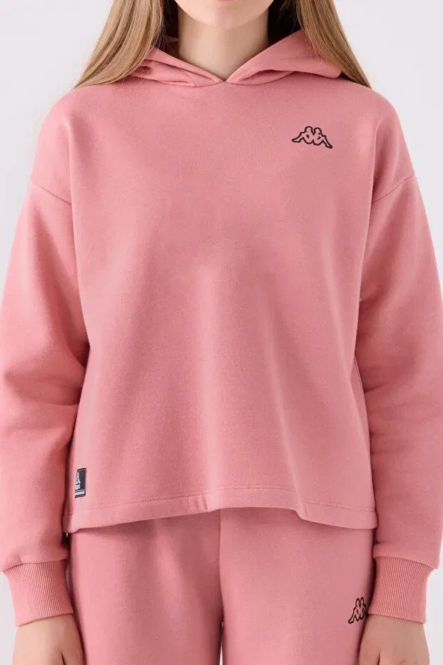 Детские свитшот для девочек хлопковый Delores Kappa, Pink — фото 4
