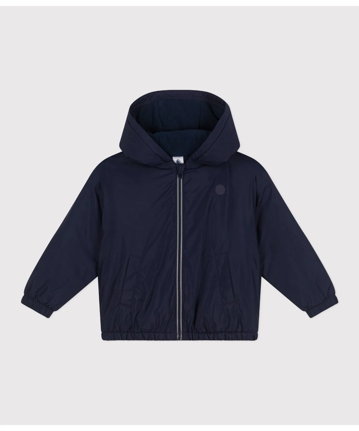 Детская ветровка с капюшоном, модель Windbreaker PETIT BATEAU, Navy
