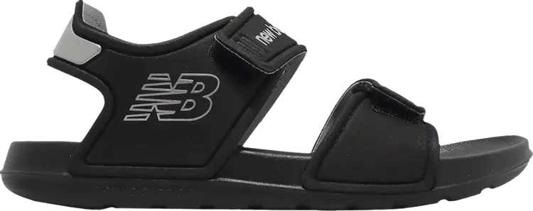 Сандалии New Balance SPSD Sandal Big Kid 'Black Silver Metallic', черный