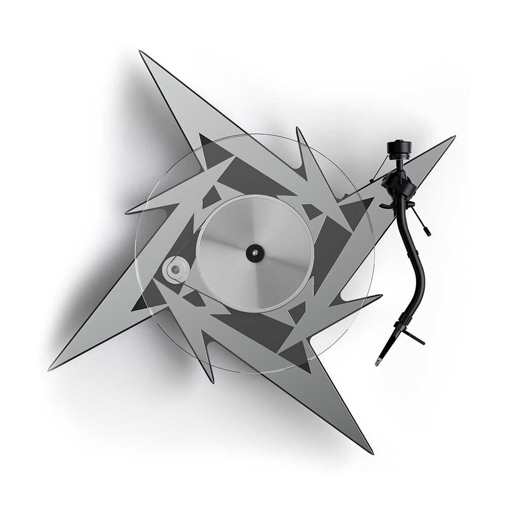 

Проигрыватель виниловых пластинок Pro-Ject Metallica Ninja Star, металлический/черный