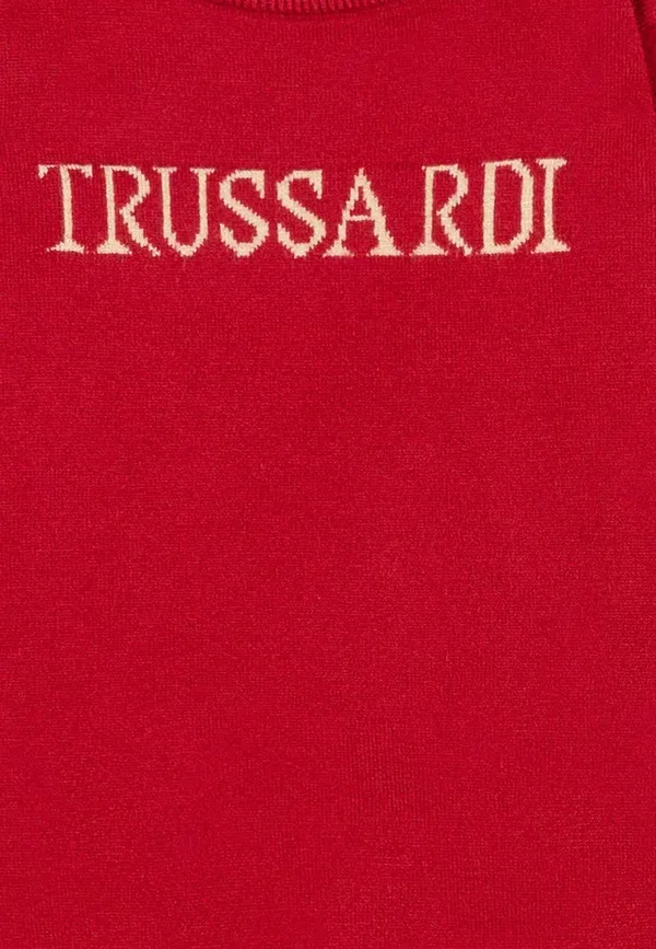 Джемпер 100% вискоза Tru Trussardi Junior Red, красный — фото 3